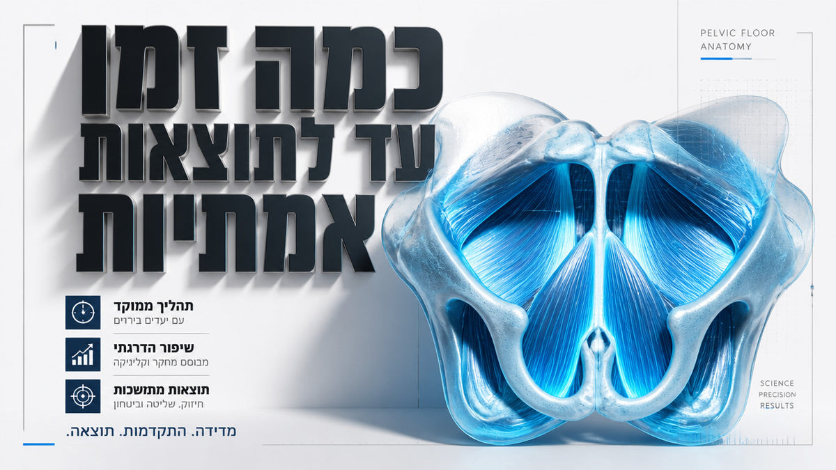 כמה זמן לוקח לראות תוצאות מחיזוק רצפת האגן אצל גברים: המדריך המלא
