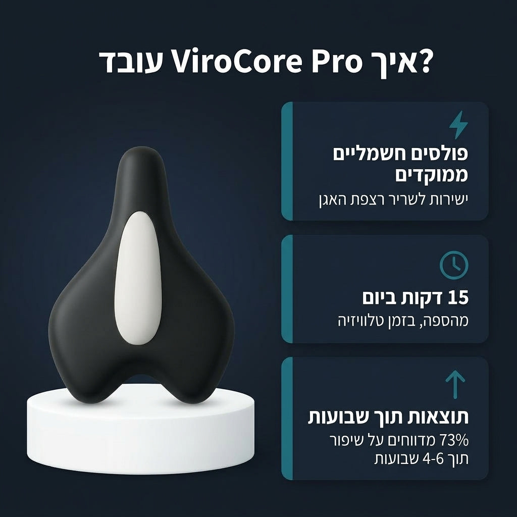 ViroCore Pro - חיזוק רצפת האגן לתפקוד גברי