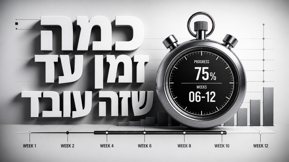 כמה זמן לוקח לראות תוצאות מתרגילי רצפת האגן לגברים? המדריך המלא