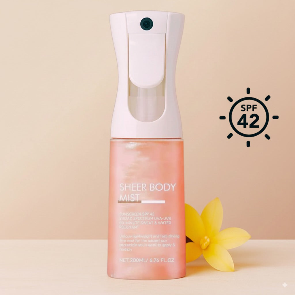 Aura Mist Body SPF 42 – Transparent Body Spray for Sun Protection