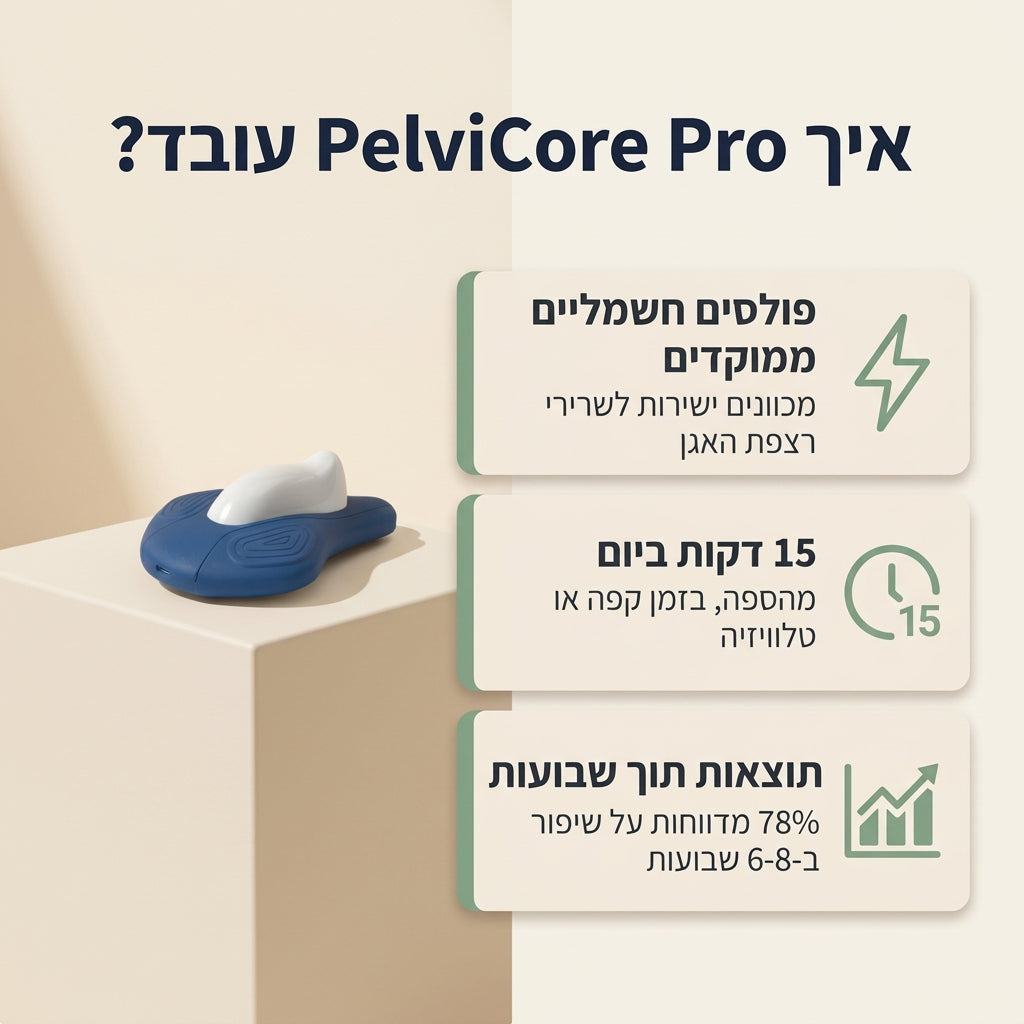 PelviCore Pro - חיזוק רצפת האגן לשליטה מלאה לנשים