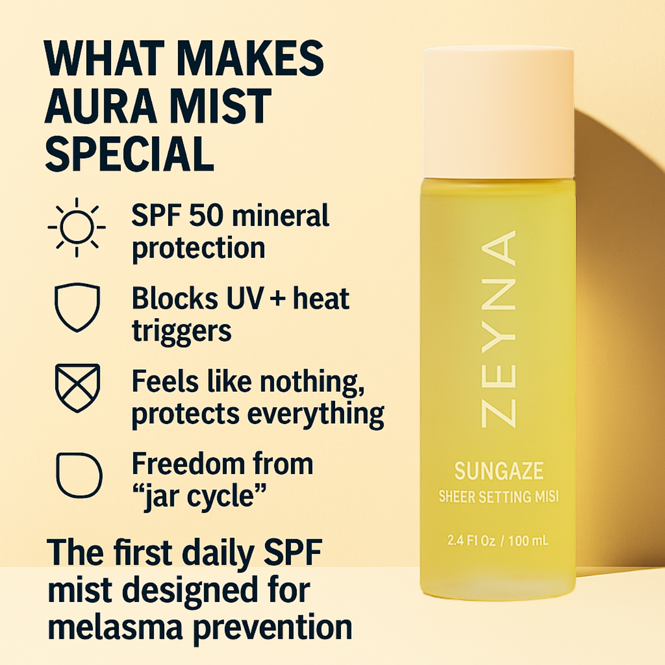 Aura Mist - Daily Melasma Shield SPF 50
