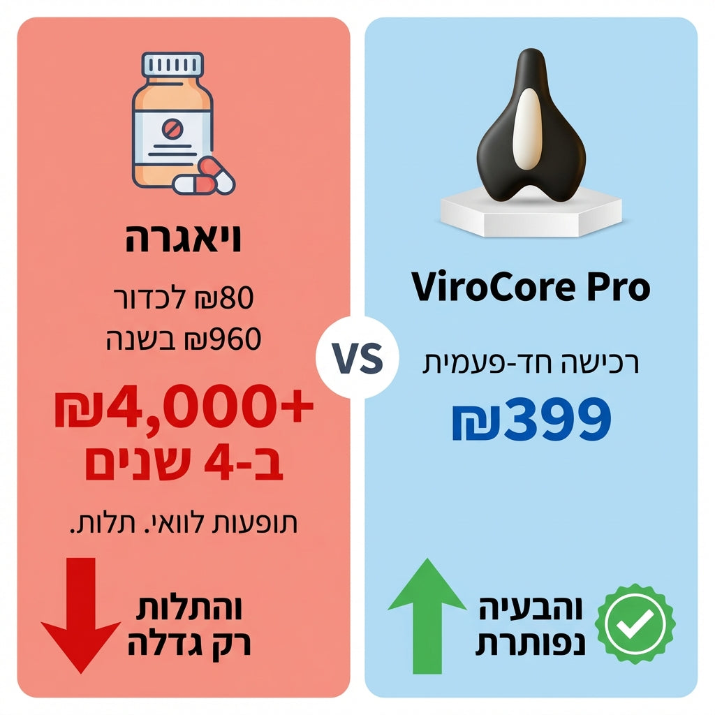 ViroCore Pro - חיזוק רצפת האגן לתפקוד גברי