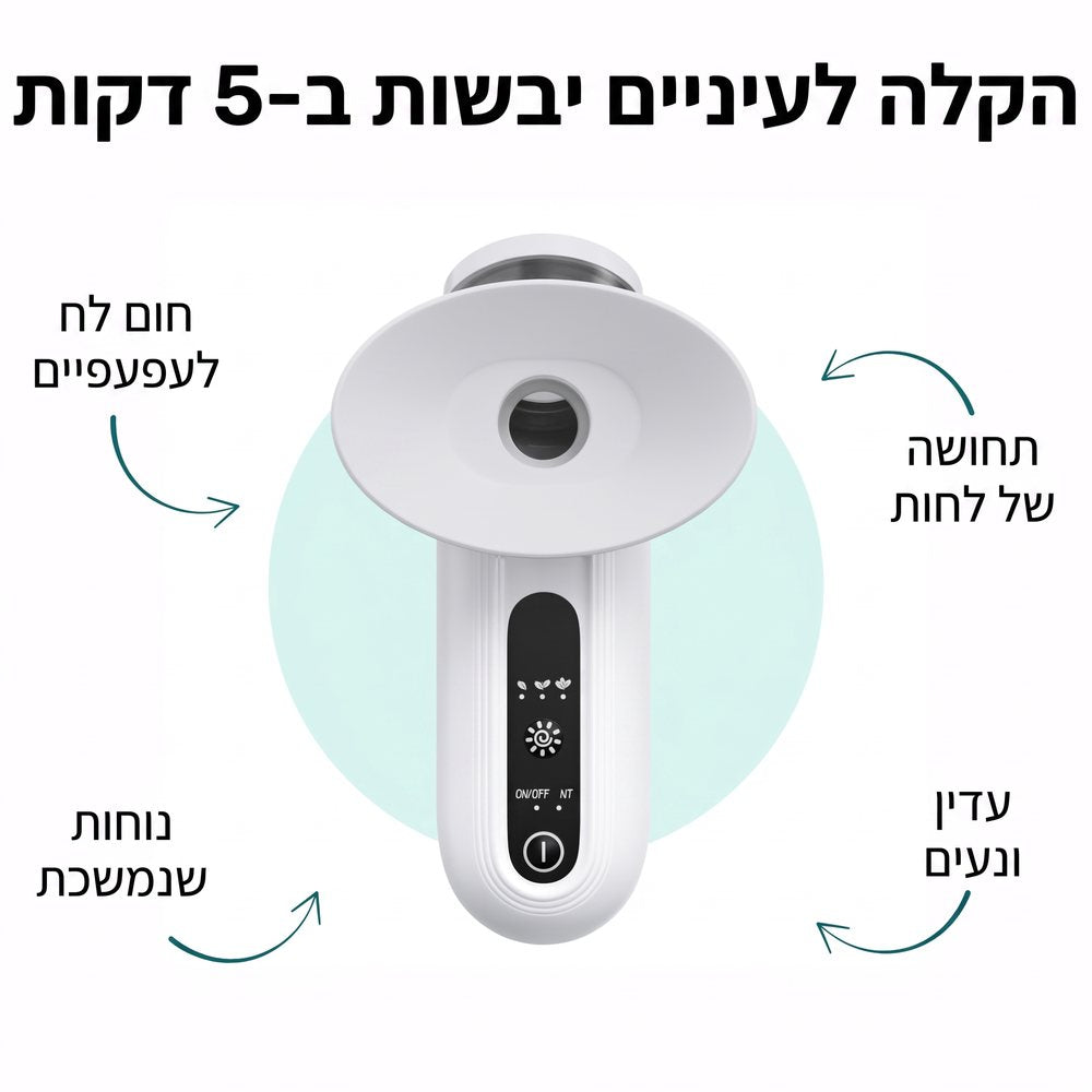 הקלה לעיניים יבשות ב-5 דקות